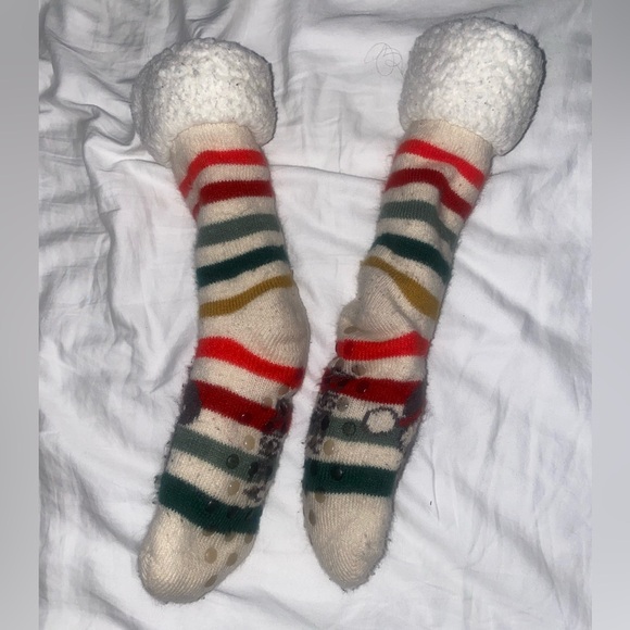 Mickey & Minnie Mouse Holiday Socks - Picture 2 of 4